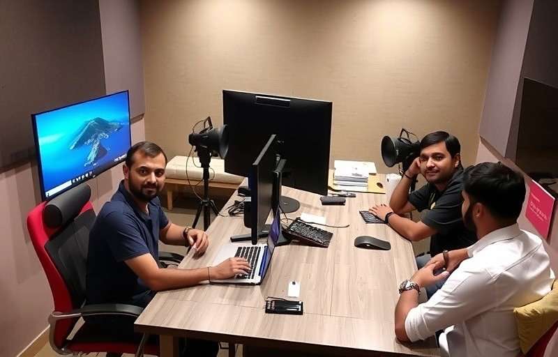 Karnataka Legends Development Team Karnataka Legends development team working on new content in their Bengaluru studio